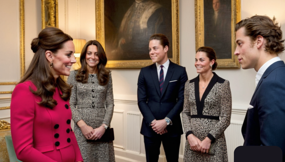 Kate Middleton's Meeting With Harry Styles Goes Viral